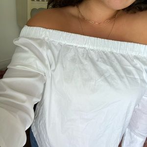 Off the shoulder blouse